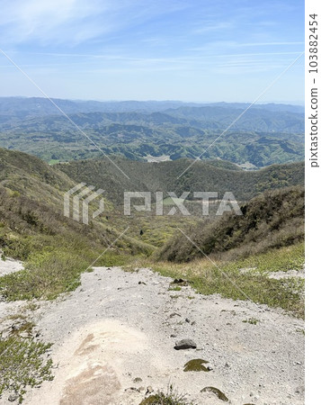 [Shimane Prefecture] Explosion crater of Mt. Sanbe (view from Mt. Osanbe) 103882454