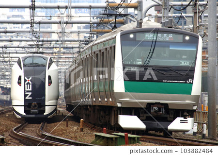 [JA] 湘南新宿線埼京線E233系特快成田特快 103882484