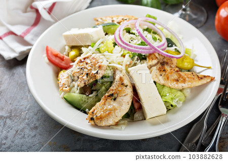 Grilled chicken salad Grilled chicken salad 103882628
