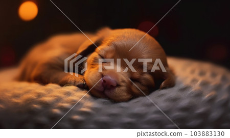 Litter cutie puppy, newborns, sweet sleeping, cute, a gift to the family. generated ai. Litter cutie puppy, newborns, sweet sleeping, cute, a gift to the family. generated ai. 103883130