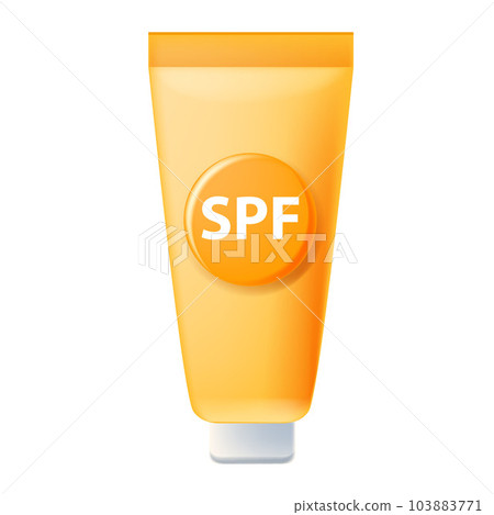 3D SPF sun cream tube icon vector summer sunscreen beauty bottle vacation face block beach cosmetics 3D SPF sun cream tube icon vector summer sunscreen beauty bottle vacation face block beach cosmetics 103883771