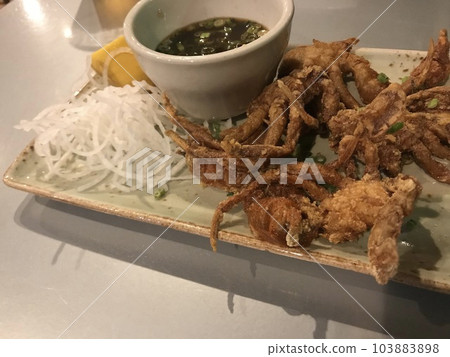fried soft shell crab fried soft shell crab 103883898