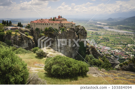 Meteora Monastery of St. Stephan, nunnery, Kalabaka, Trikala region, 103884094