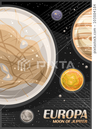Vector Poster for Europa Vector Poster for Europa 103884184