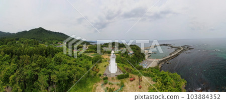 Osusaki Lighthouse Aerial shot Osusaki Lighthouse Aerial shot 103884352