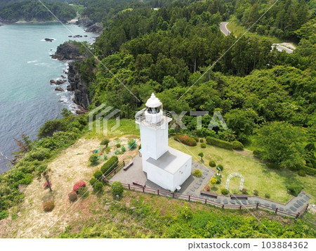 Osusaki Lighthouse Aerial shot Osusaki Lighthouse Aerial shot 103884362