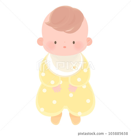 嬰兒全身插畫 嬰兒全身插畫 103885638