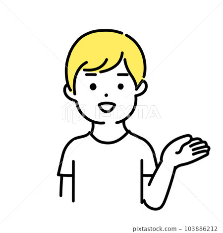 可愛人物插畫系列_休閒男_攻略 103886212