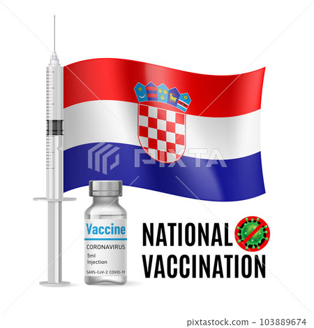 Immunization Icon of Croatia 103889674