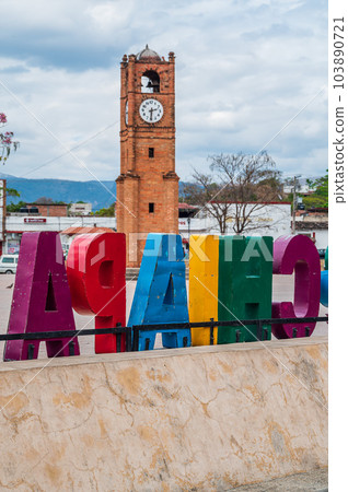 Clock Tower in Chiapa de Corzo 103890721
