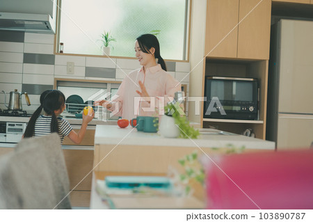 廚房 兒童 孩子 103890787