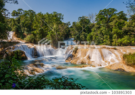 Agua Azul Waterfalls in Chiapas 103891303
