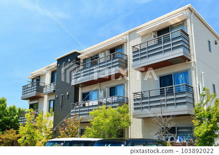 出租公寓和住宅區的形象 出租公寓和住宅區的形象 103892022