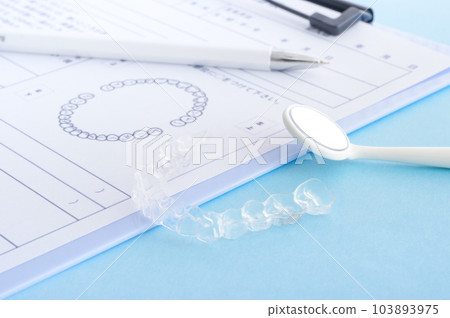 Mouthpiece used in dentistry 103893975