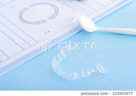 Mouthpiece used in dentistry 103893977