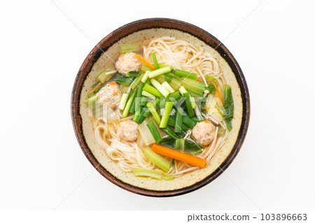 Vegetable boiled noodles 103896663