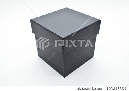 black paper box on white background, packaging industry black paper box on white background, packaging industry 103897884