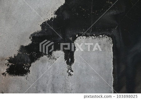 black dirty wall was burn from fire, construction industry 103898025