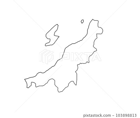 新潟縣地形圖 103898813