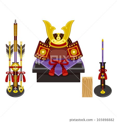 頭盔裝飾紅色套裝1 103898882