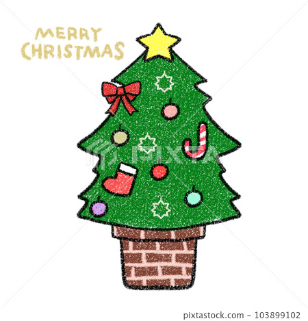 Christmas tree illustration Christmas tree illustration 103899102