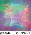 Abstract watercolor texture background. The color splashing on the paper. 103899263