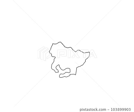 愛知縣簡單地形圖 愛知縣簡單地形圖 103899903