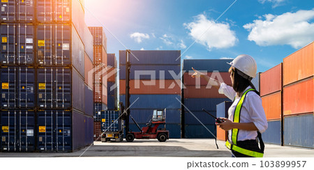 Logistic Export Import Concept Logistic Export Import Concept 103899957