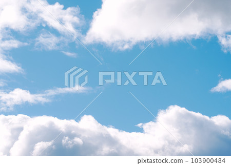 sky blue and white clouds 103900484