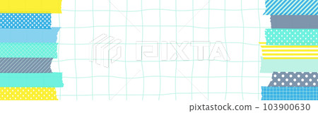 Frame material_masking tape_blue Frame material_masking tape_blue 103900630