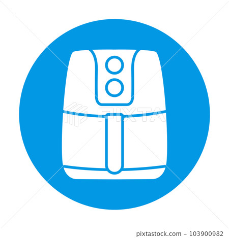 cooking air fryer appliance icon vector for graphic design, logo, website, social media, mobile app, UI illustration 103900982