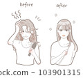 wavy hair worries 103901315