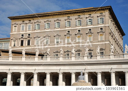 The Papal apartments in the Vatican city 103901561