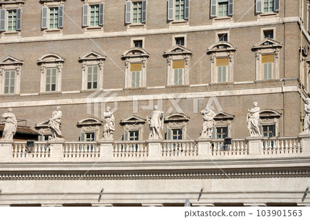 The Papal apartments in the Vatican city 103901563