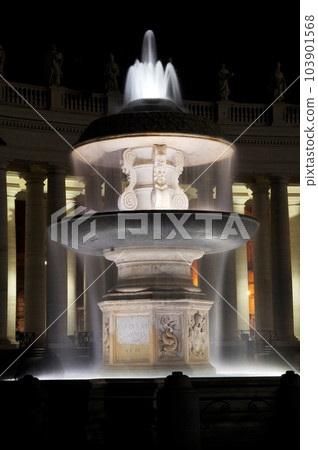 Fountain in the San Pietro square, Vatican Fountain in the San Pietro square, Vatican 103901568
