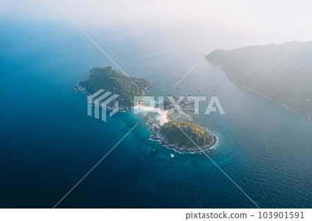 travel tropical island,Nang Yuan and Koh Tao islands in Thailand 103901591