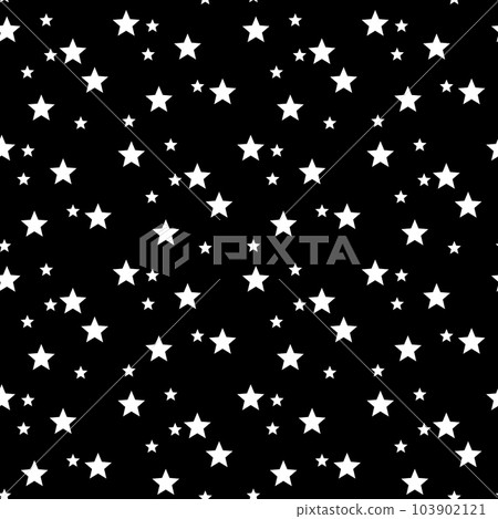 Pattern material star pattern (1) large monochrome 103902121