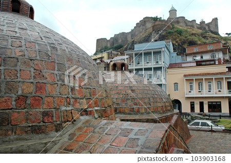 Old Town of Tbilisi in Abanotubani area, Georgia Old Town of Tbilisi in Abanotubani area, Georgia 103903168