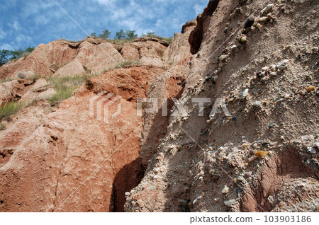 Geological reserve. The ravine of Rapa Rosie, Romania 103903186