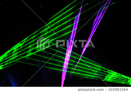 Laser show at a live concert 103903264