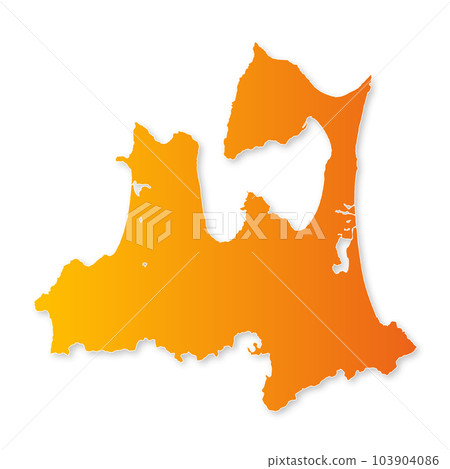 Aomori Prefecture Map 103904086