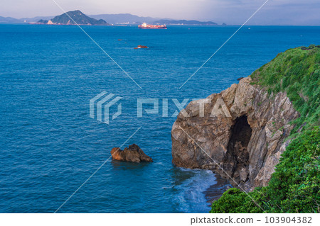 [Tahara City, Aichi Prefecture] Irago Channel seen from Hinode Park 103904382