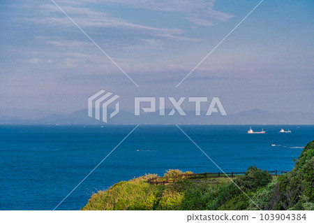 [Tahara City, Aichi Prefecture] Irago Channel seen from Hinode Park 103904384