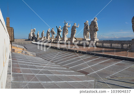 Statues of the apostles. Saint Peter's basilica, Vatican 103904837
