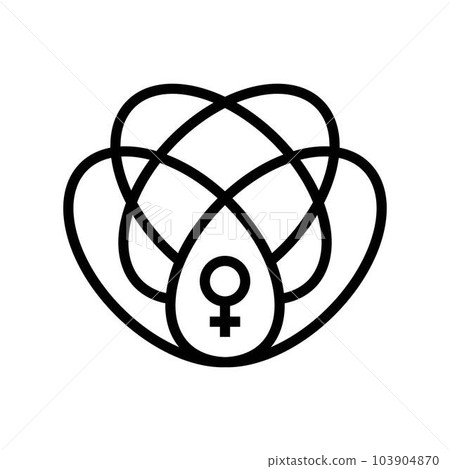 intersectional feminism woman line icon vector illustration intersectional feminism woman line icon vector illustration 103904870