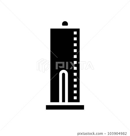 paper towel holder glyph icon vector illustration 103904982