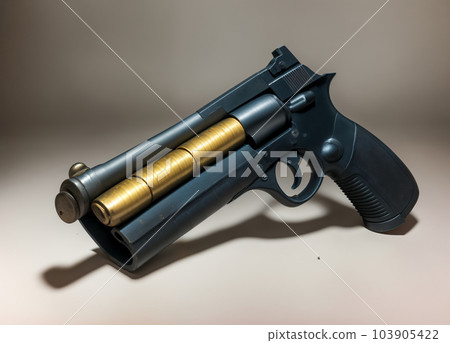 weapon - pistol illustration isolated 103905422
