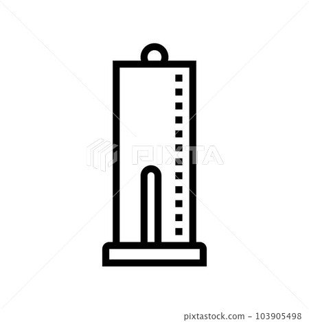 paper towel holder line icon vector illustration paper towel holder line icon vector illustration 103905498