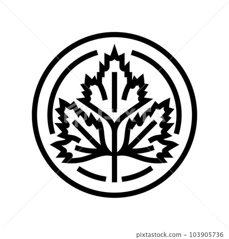 cilantro cosmetic plant line icon vector illustration 103905736