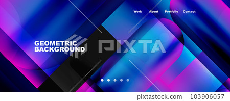 Abstract background - squares and lines composition created with lights and shadows. Technology or business digital template Abstract background - squares and lines composition created with lights and shadows. Technology or business digital template 103906057